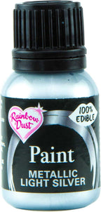 Rainbow Dust 1 X Silver Food Paint