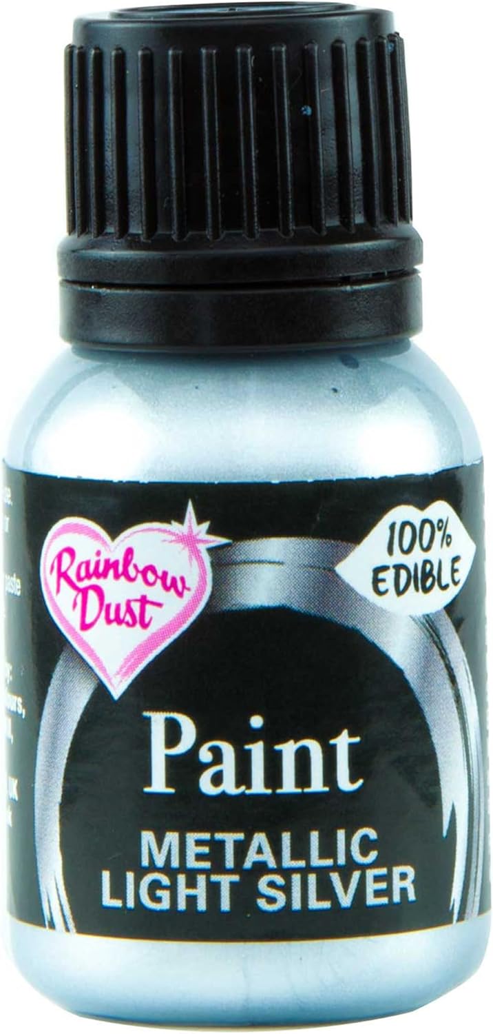 Rainbow Dust 1 X Silver Food Paint