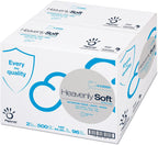 Papernet 410000 Heavenly Soft Toilet Tissue, 2-Ply, 3.5-Inch x 146 ft, 500 Sheets/Roll, 96 RL/Carton (SOD410000)