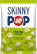 SkinnyPop Popcorn, Original, Whole Grain, Dairy-Free Snack, 4.4oz Bag
