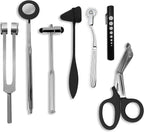 7 pcs Neurological Percussion Set, Reflex Taylor Buck Hammer Pinwheel Diagnostic Kit for Nurses, EMS, Medical Students, Clinical
