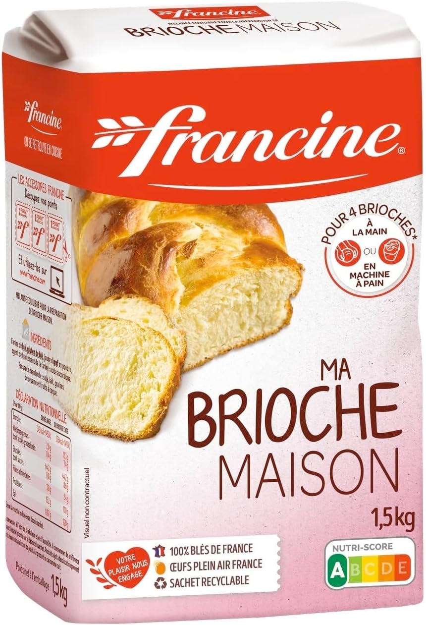 Francine Ma Brioche Maison - French Brioche Bread Flour, 52oz
