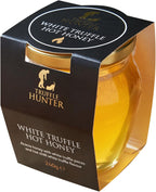 TruffleHunter - White Truffle Hot Honey - Acacia Honey with Truffle Pieces & Chilli Condiment - 8.46 Oz