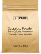 Pure Original Ingredients Sucralose Powder (4 oz) Zero Calorie Sweetener, Sugar Substitute, Great for Cooking & Baking.
