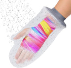 COMFYTHERA Waterproof Hand Cast Cover for Shower Wound Protector Bath Adult Watertight Cast Bag Showering for Surgery Wrist, Finger, Reusable Durable (A-Hand)
