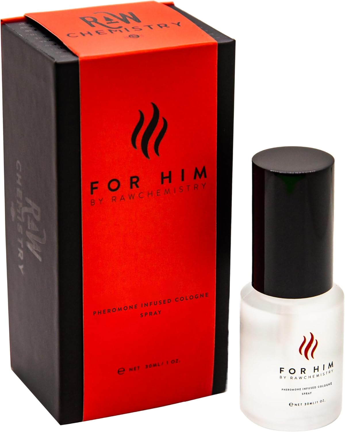 RawChemistry For Him, Pheromone Infused Cologne - Bold, Extra Strength Infused Formula 1 Fl. oz