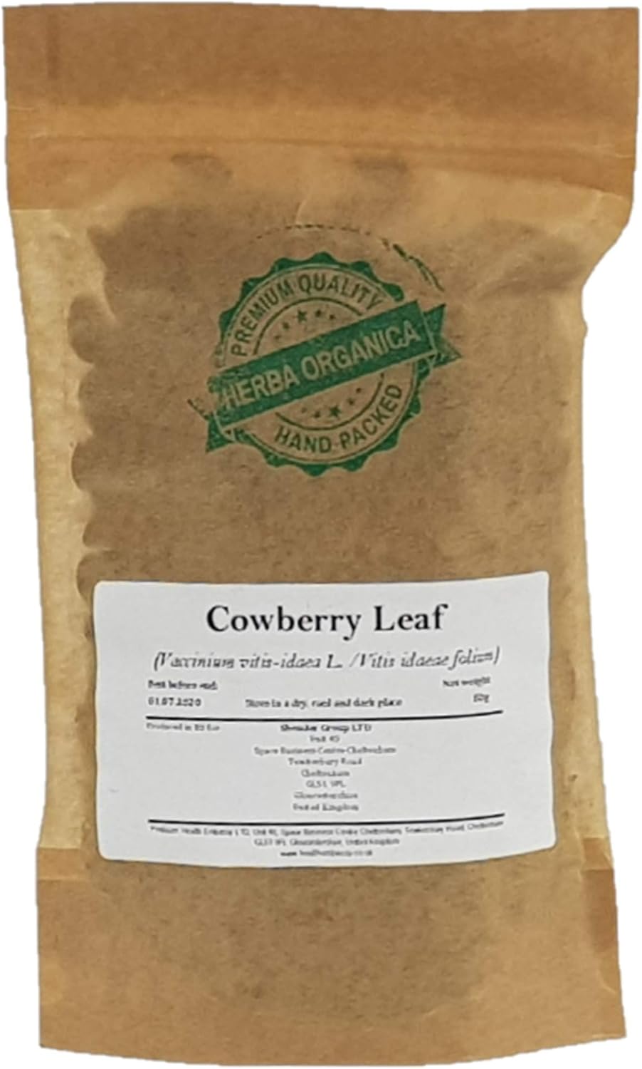 Herba Organica Cowberry Leaf - Vaccinium Vitis-Idaea L - Herbal Tea (50g)