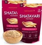 Herb Essential Shatavari Powder, Natural Asparagus Racemosus Root Powder, Rejuvenate Herb, Pure Shatavari Root Powder, Vegan Herbal Supplement for Daily Wellness, No Preservatives, 3.52 oz (Pack of 2)