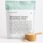 BIG BOLD HEALTH Organic Himalayan Tartary Buckwheat Flour - Gluten Free | Rich in Polyphenols & Antioxidants | 100% USDA Organic Grain-Free Flour | Non-GMO | USA Grown (2lb)