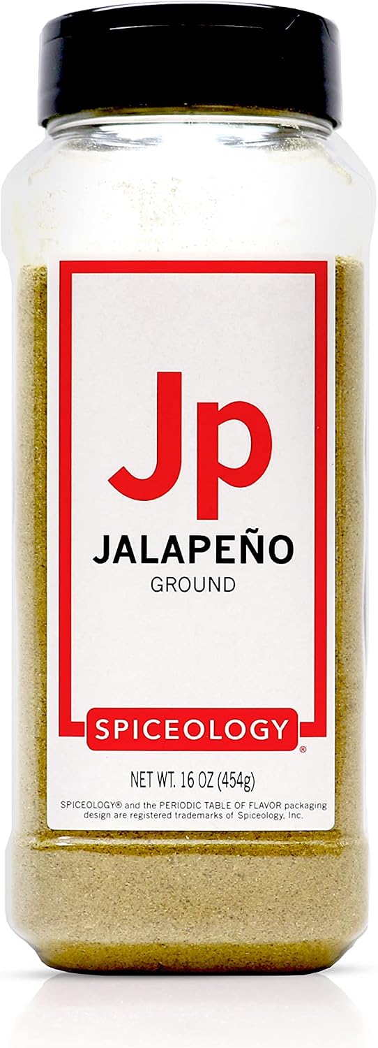 Spiceology - Jalapeno Powder - Ground Dried Jalapeno Pepper - Spices and Seasonings - 16 oz