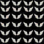 48pcs Edible White Wings for Cake Decorating Cupcake Toppers Wedding Themed Party Birthday Cake Decoration(Tasteless)