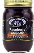 Amish Wedding Raspberry Chipotle Sauce, 16 Ounce Glass Jar