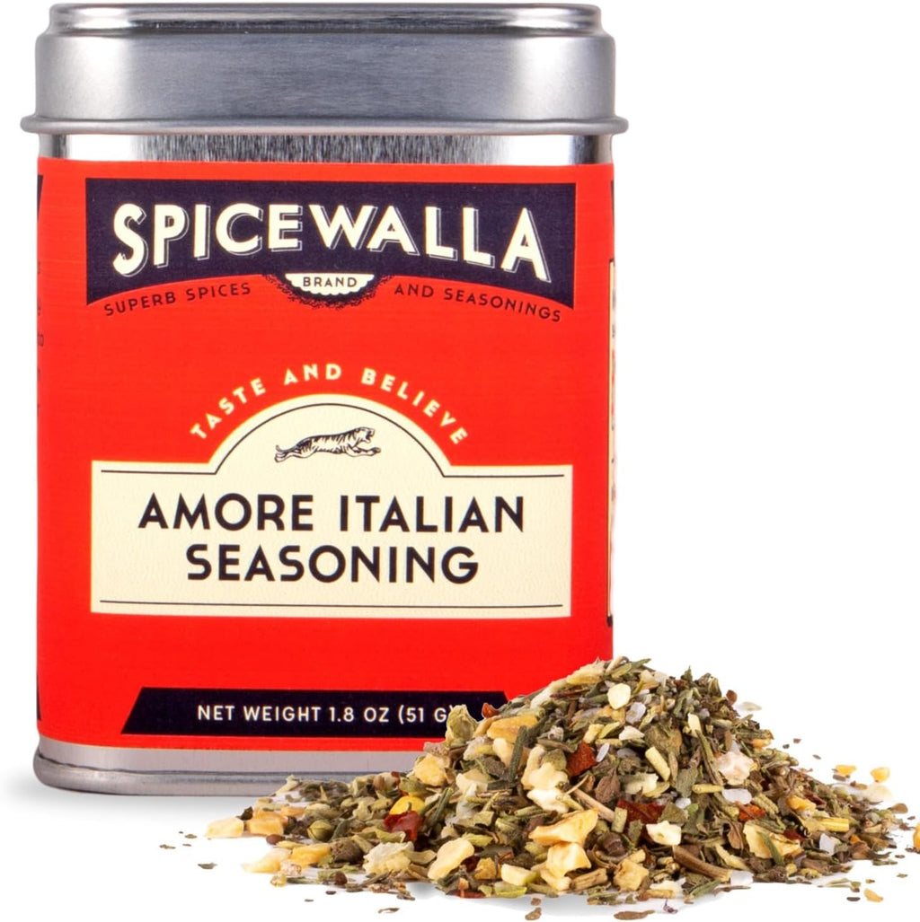 Spicewalla Amore Italian Seasoning, 1.8 oz, Dried Spice Blend for Homemade Pizza, Sauces, Salad, Pastas and More