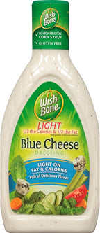Wish-Bone Chunky Blue Cheese Dressing, 8 FL OZ Bottles (Pack of 12)