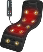 COMFIER Full Body Massage Mat with Heat, 10 Vibration Motors, 4 Heating Zones, 30-Minute Auto Shut-Off, Foldable Relaxation Pad for 3 Adjustable Intensity– Vibration Massage Only, Mothers Day Gift