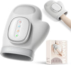 AIRSEE Hand Massager with Heat and Compression for Arthritis Carpal Tunnel Relief, 3 Massage Modes 3 Heating Levels 5 Intensities, Cordless Rechargeable Portable Pain Relief, Gift for Women Men
