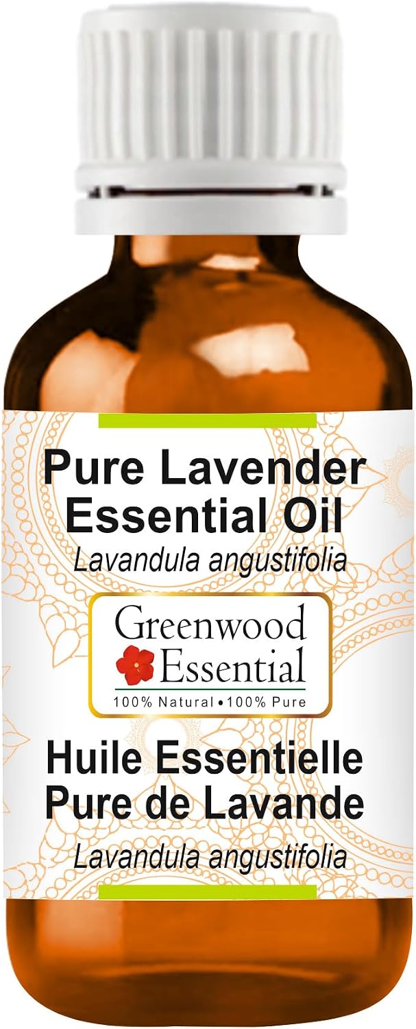 Greenwood Essential Pure Lavender Essential Oil (Lavandula angustifolia) Steam Distilled 10ml (0.33 oz)