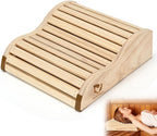 2026 Upgraded Handmade Cedar Sauna Headrest with 4 Non-Slip Pads, Sauna Accessory, Ergonomic Neck Support, Modern Sauna Neck Rest for Infrared Saunas, Handcrafted Relaxation Wood Pillows, Head Pillow