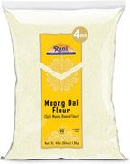 Rani Moong Flour (Mung Bean Flour, Green Gram Flour) 64oz (4lbs) 1.81kg Bulk ~ All Natural | Vegan | Gluten Friendly | NON-GMO | Kosher | Indian Origin