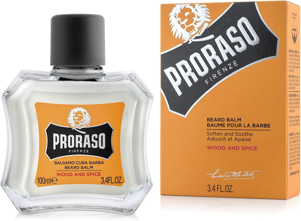Proraso Beard Balm for Men, Nourish and Soften New Beard Growth and Short Beards