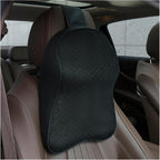 TEMKIN W Memory Foam Car Neck Pillow Headrest Seat Head Lumbar Support Protector Breathable Car Pillow Waist Rest Pillow Seat Back Rest Y (Color : Headrest 1)