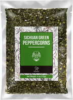 Soeos Green Peppercorns, 4oz(113g), Authentic Sichuan Green Peppercorns, Numbing and Tingle Effect, Less Seeds, Strong Flavor, Essential for Mapo Tofu, Kung Pao Chicken and Asine Cusine