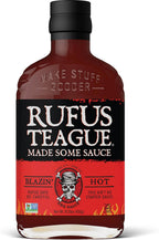 Rufus Teague Blazin' Hot BBQ Sauce, 2 Pack, Premium Barbecue Sauces with Natural Ingredients, Award-Winning Bold Flavor, Gluten-Free, Non-GMO, 15.25 oz