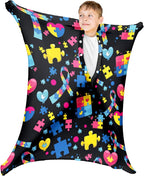 Autism Black Movement Stretchy Sensory Body Socks - ADHD and Improve Sensory Processing Sox - Help Children with Autism (Medium)