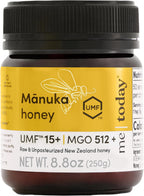 Me Today Manuka Honey, UMF 15+/MGO 512+ from New Zealand Authentic, Raw & Unpasteurized Honey | Raw Manuka Honey for Daily Wellness Support | Delicious Honey Crafted by Bees in 8.8oz