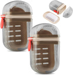 Travel Soap Case, Leakproof Soap Dish with Lid,Portable Soaps Container, Efficient Drainage SoapBox for for Bathroom,Shower,Home,Gym,School,Camping,Vacation,Outdoor(2PCS)