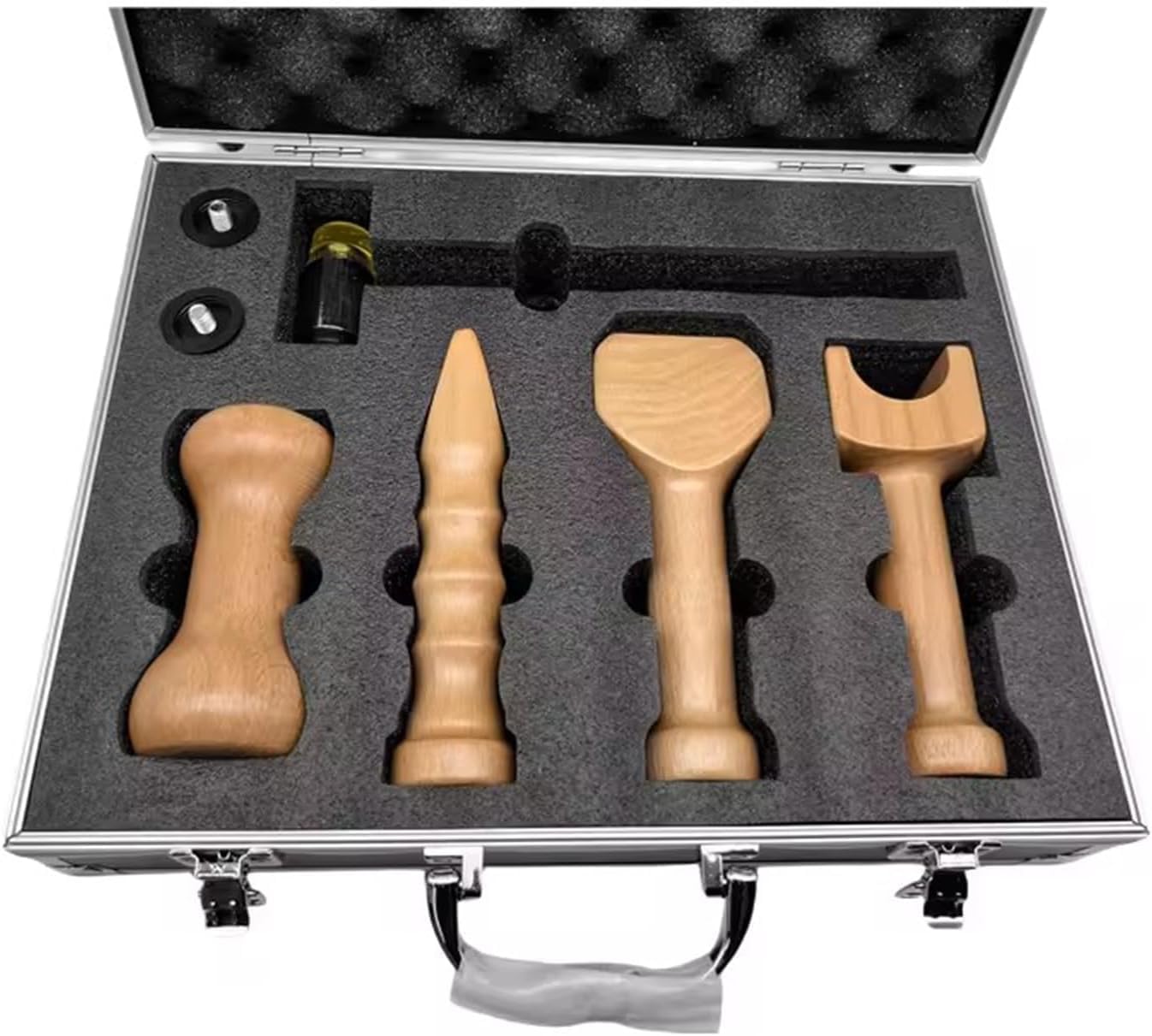 Chiropractic Hammer and Chisel, Percussion Massage Hammer Tool, Body Massage Hammer Physical Therapy for Chiropractic Adjustment Massage Tool, Aluminum Alloy Box.