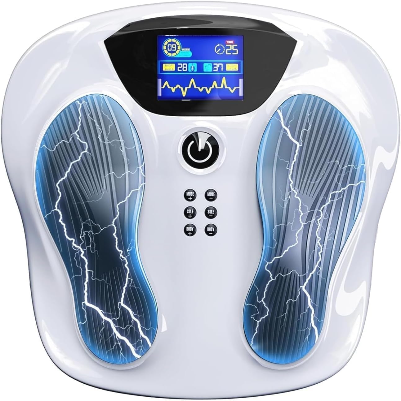 Y&LJ EMS Foot Stimulator Pro +, EMS Foot Massager for Neuropathy Foot Massager for Circulation and Pain Relief with TENS Unit Muscle Stimulator for Feet Body