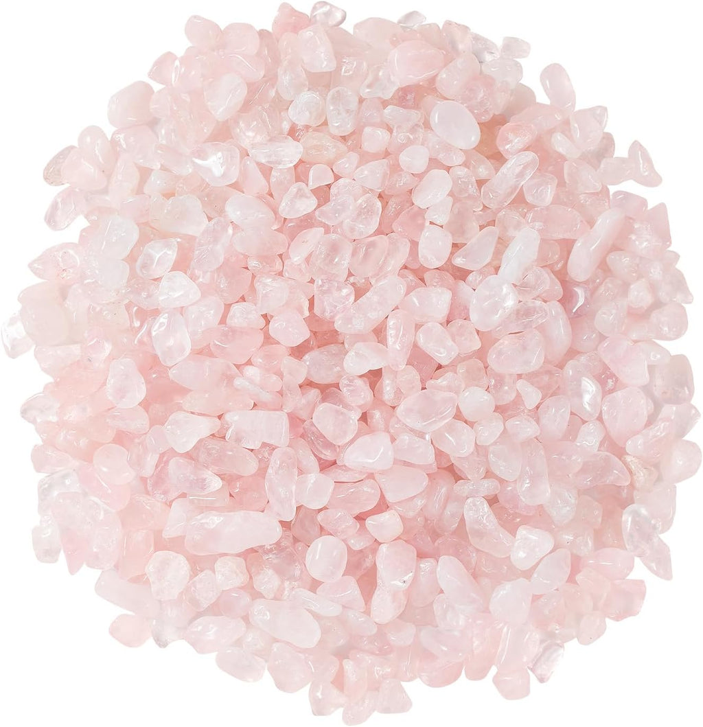 Ybxjges Natural Quartz Crystals Chips Stone,1LB Irregular Crystal Chip Bulk for Vases Filler Aquarium Gravel Rocks Indoors Plant Home Decoration