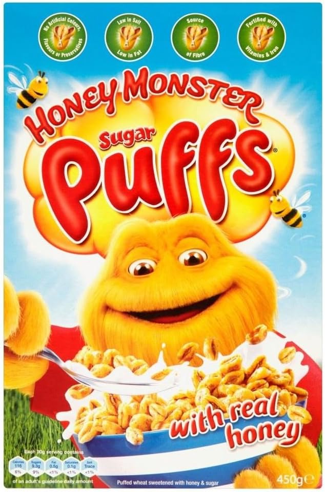 Honey Monster Foods Sugar Puffs (450g)