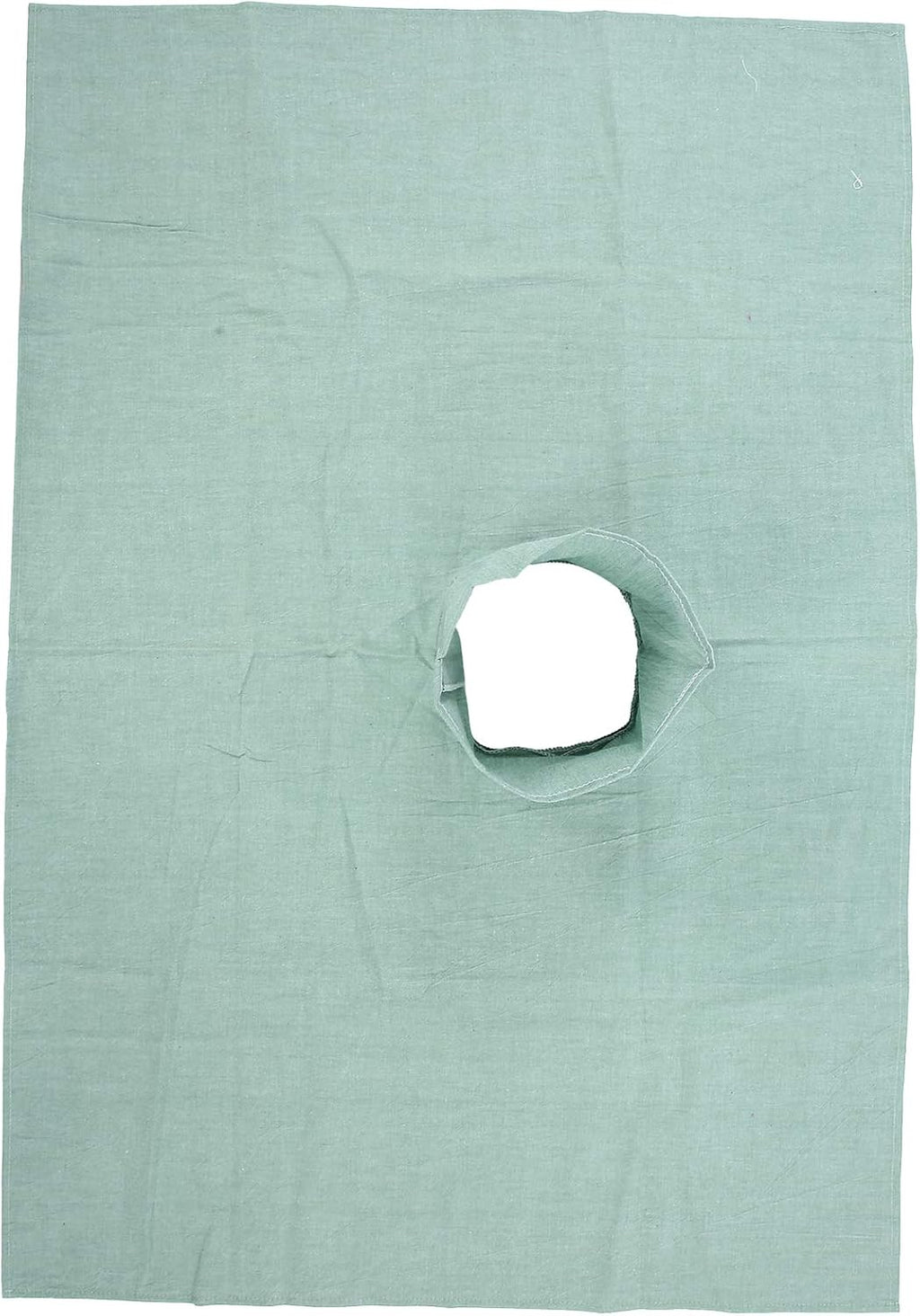 Massage Table Cover Protector, with Face Hole 70 X 100cmCotton Massage Table Cover Bed Topper Beauty Salon Bed Sheet (Dark Green)