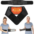 Back Support with Magnet, Tourmaline Magnetic Back Braces for Lower Back Pain Relief, Self Heating & Soothing Waist Band, Lumbar Support Belt for Herniated Disc/Sciatica(Small)