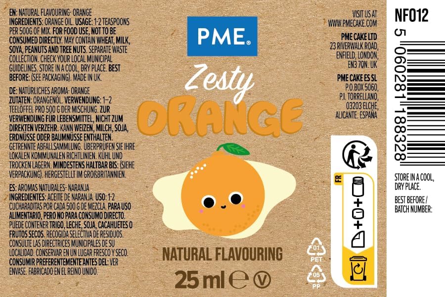 PME 100% Natural Orange Oil Flavour 23 ml