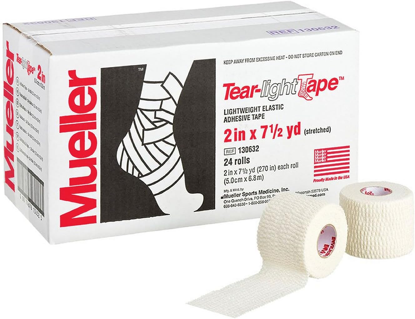 Physio Room Mueller 5cm Tear-Light Elastic Adhesive Tape (x1)