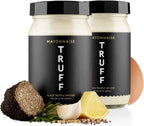 TRUFF Mayo, Gourmet Mayonnaise made with Black Winter Truffles, Sunflower Oil and Cage-Free Eggs | Umami Flavor for Savory Spreads, Salads, Non-GMO, Gluten Free | Original with Premium Box - Bundle of 2