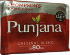 Punjana Thompsons Tea Bags 80 per Pack