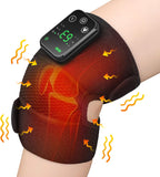 Cordless Heated Knee Massager, Knee Heating Pad for Knee Pain Relief, FSA Eligible HSA, Heated Knee Brace Wrap, Heat & Massage, Joint & Arthritis Comfort