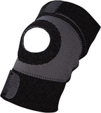 ACE Brand Moisture Control Knee Support, Medium, Black/Gray, 1/Pack
