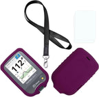 (Purple) Premium Silicone Case (Lanyard + TPU Screen Protector) for Freestyle Libre 3 & Freestyle Libre 2