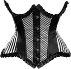 Daisy corsets Women's Daisy Corsets Top Drawer Burlesque Underwire Curvy Cut Steel Boned Waist Cincher Corset
