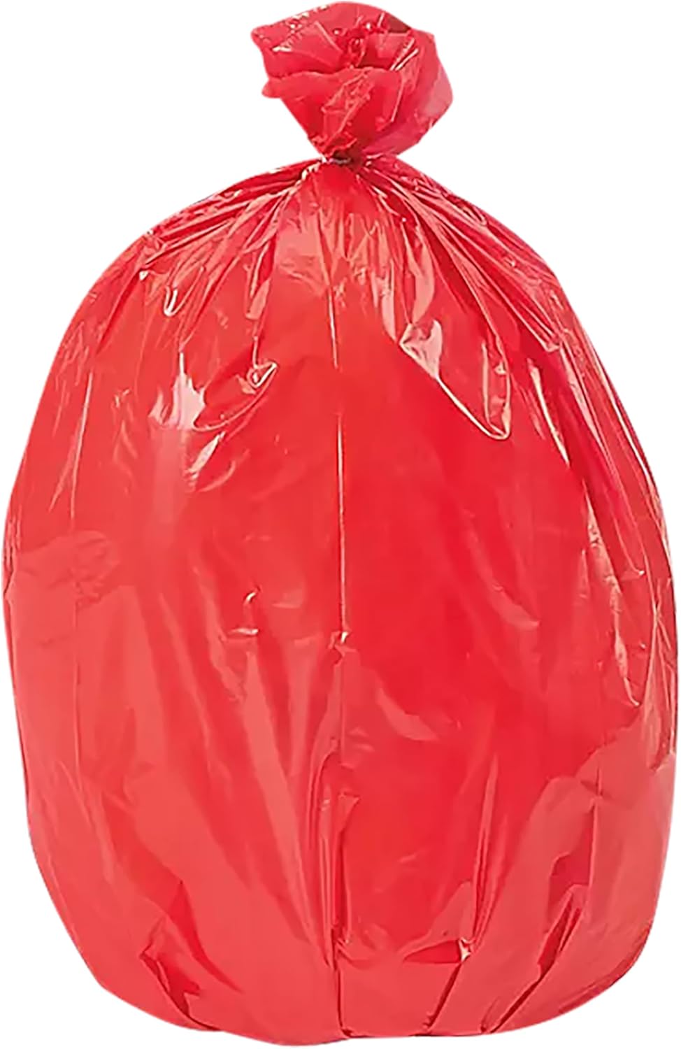 USA-Made Colorful Trash Bags in Variety of Sizes and Colors (10, RED 14 GALLONS)