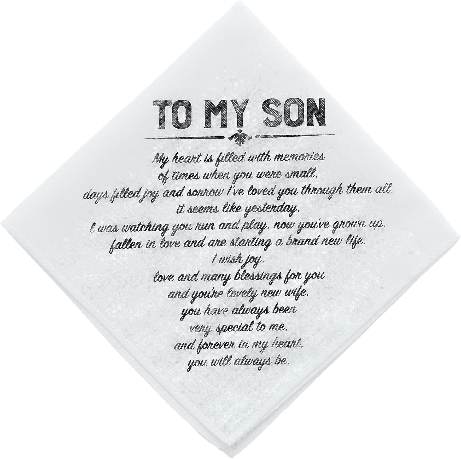 Father Of The Bride Handkerchief Gifts Wedding Gift From Daughter, White Handkerchiefs For Bridal's Father