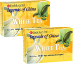 Uncle Lee’s Premium White Tea, Lightly Caffeinated, 100 Count 2-Pack– Antioxidant-Rich Bai Mu Dan in Individually Wrapped Tea Bags, 5.29 Oz Ea
