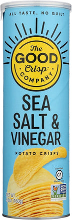 The Good Crisp Company, Potato Crisps Sea Salt Vinegar, 5.6 Ounce