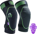 Offedge Knee Pads, Sufficient Protection MTB Knee Pads No-Slipping Mountain Bike Knee Pads Removable Padding MTB Knee Pads for Men Knee Pads for Work Snowboarding Knee Pads