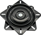 6.25 Inch Heavy Duty Bar Stool Swivel Plate Replacement, Bar Stool Seat Turntable,Square Swivel Mechanism for Recliner Chair or Furniture - Ball Bearing Swivel Boat Seat